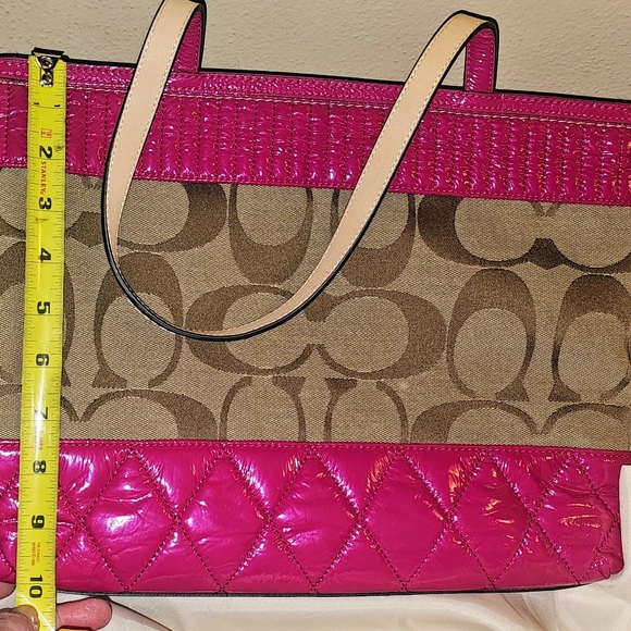 Pink Coach Purse - Picture 8 of 12